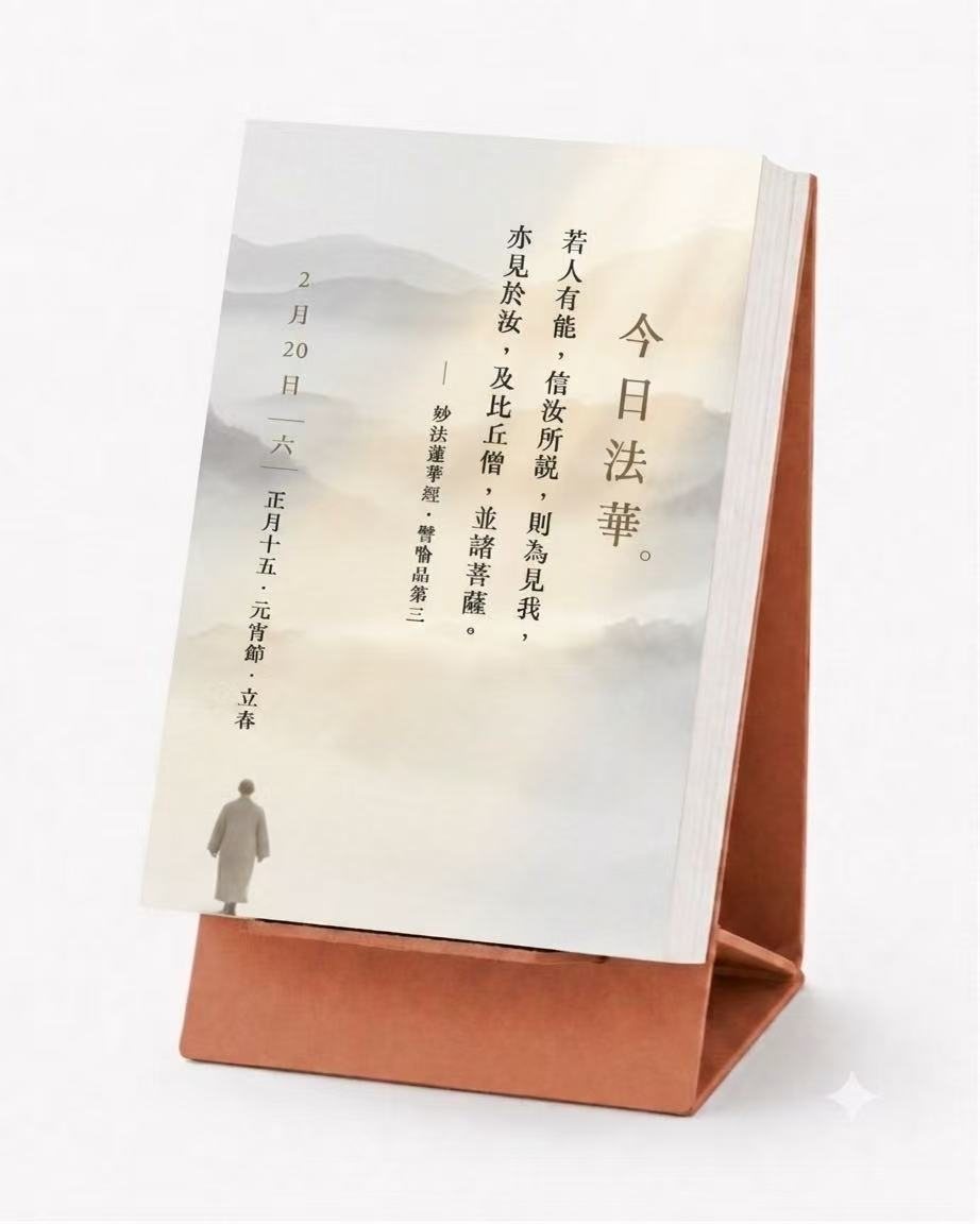日日法華暖陶色支架產品圖